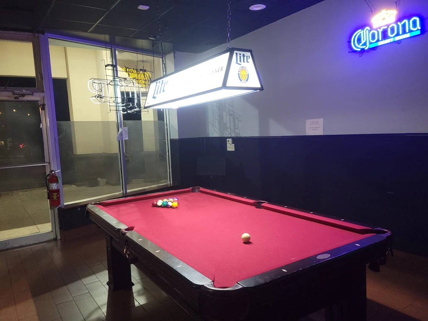Locals Bar and Grill pool hall exterior/interior