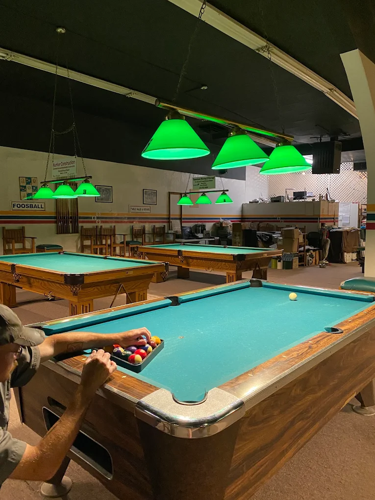 Mission Billiards pool hall exterior/interior