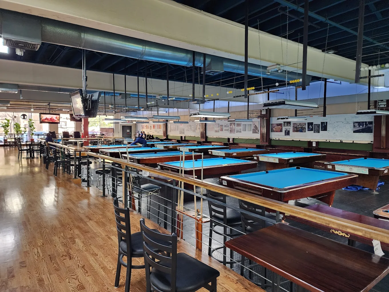 Carom Cafe Billiards pool hall exterior/interior