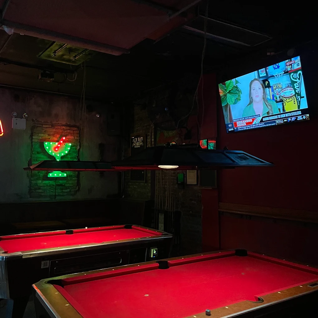 Ace Bar pool hall exterior/interior
