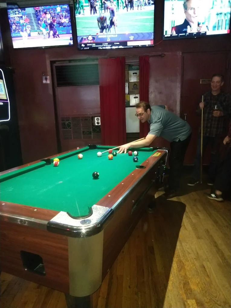 Brady's pool hall exterior/interior