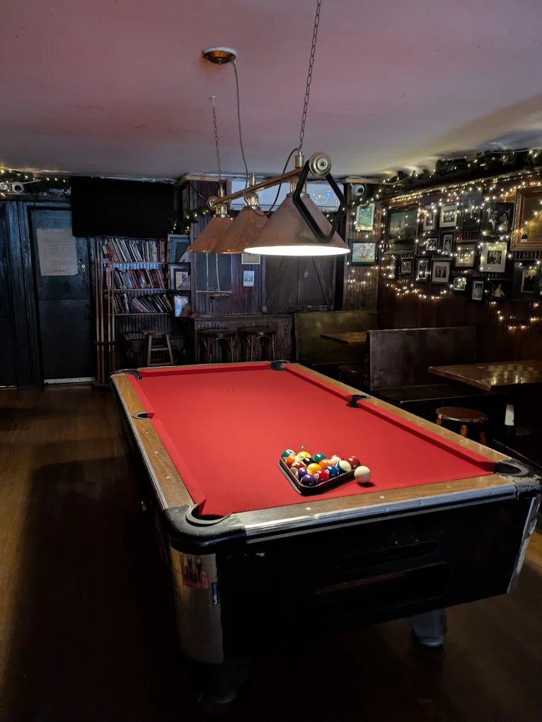 Blue & Gold Tavern pool hall exterior/interior