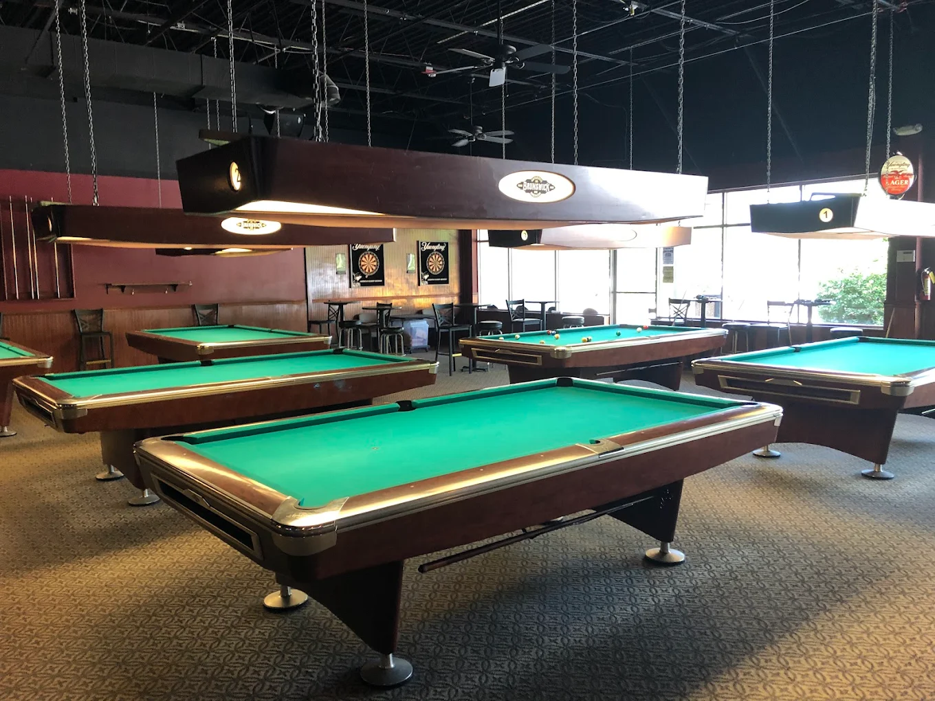 High House Billiards pool hall exterior/interior