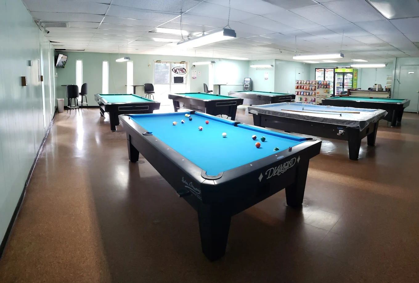 On The Hill Billiards pool hall exterior/interior