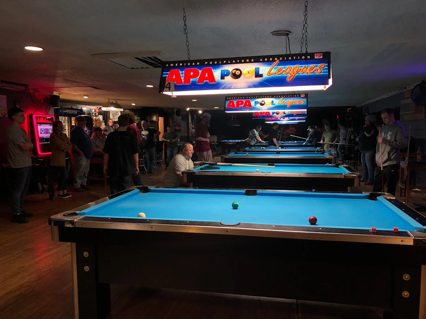 Big Daddy's Bar and Billiards pool hall exterior/interior