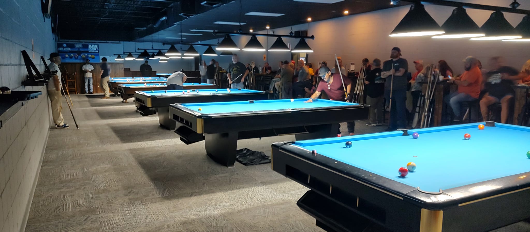 fast Action Billiards pool hall exterior/interior