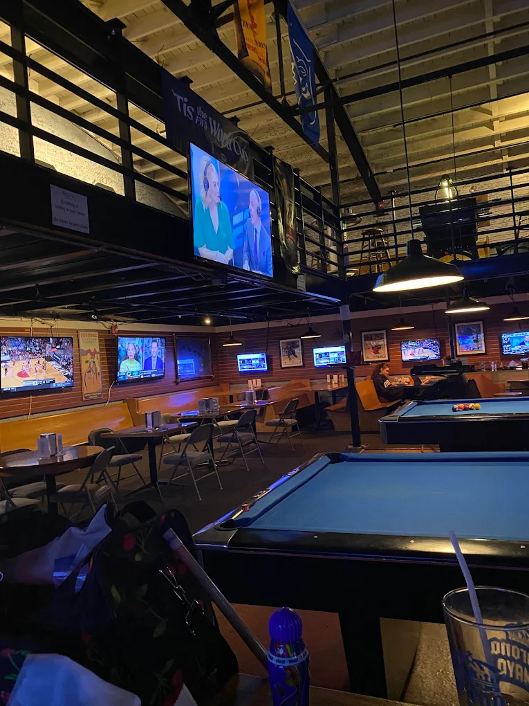 The Tavern pool hall exterior/interior
