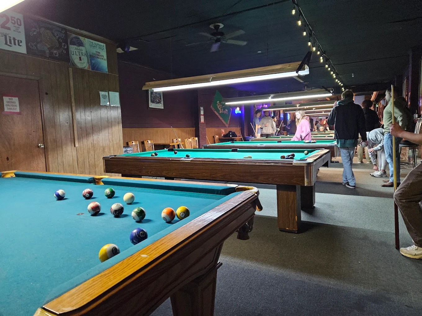 Mac Billiards pool hall exterior/interior