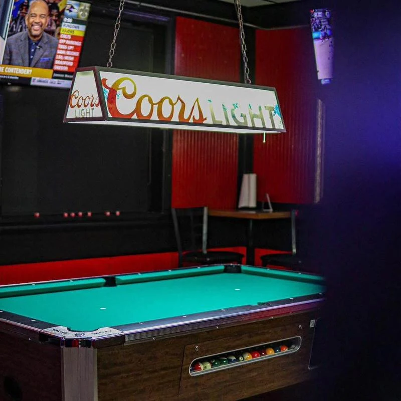 Samy's Tap & Grill pool hall exterior/interior