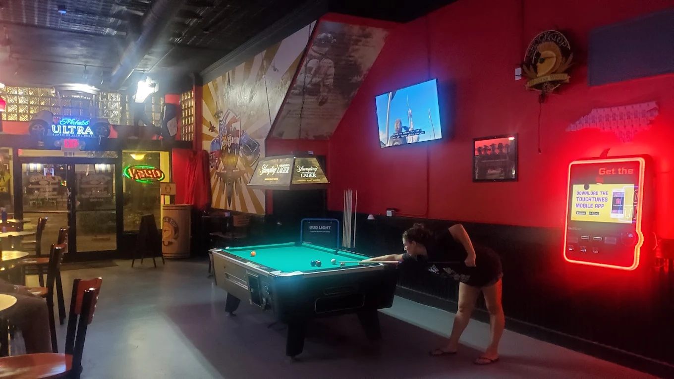 Charley's Pub pool hall exterior/interior