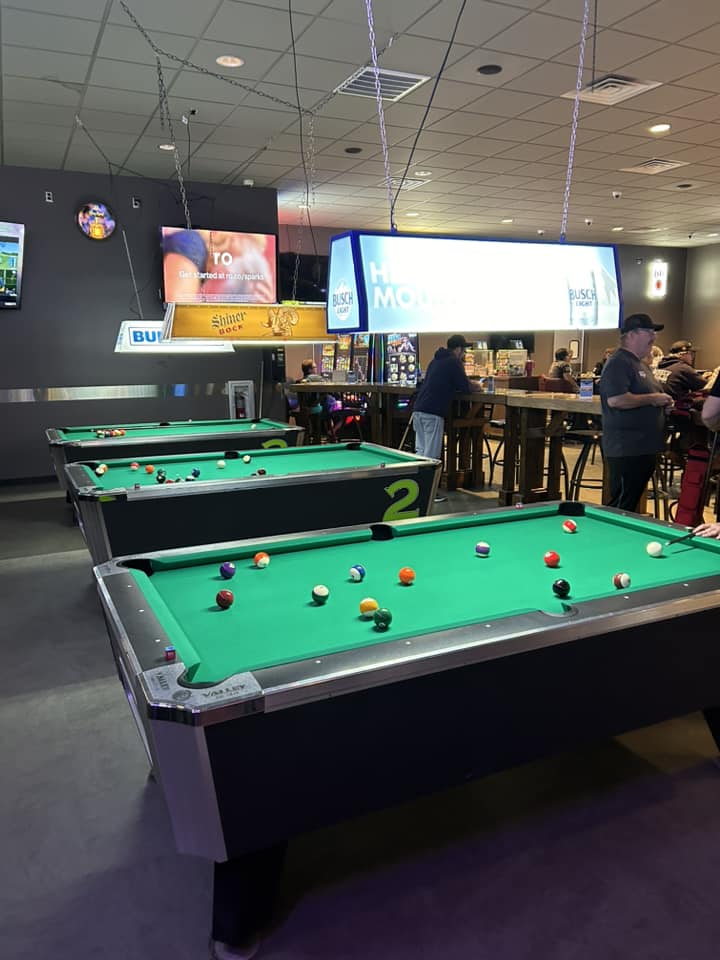 The Sports Den Bar pool hall exterior/interior