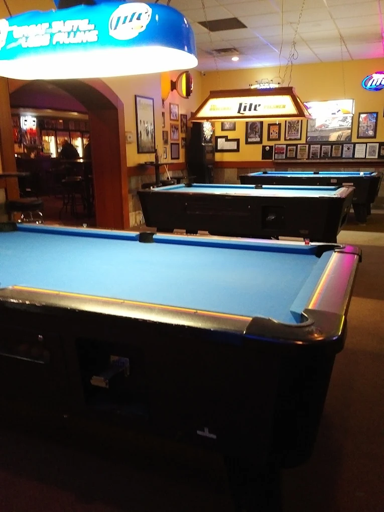 The Labor Club pool hall exterior/interior