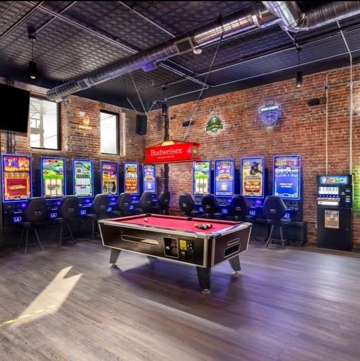 The Wooly pool hall exterior/interior