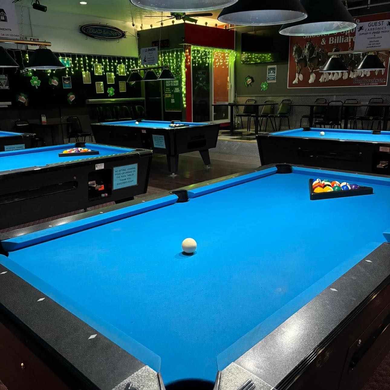 Shooter's Sports Bar & Billiards pool hall exterior/interior