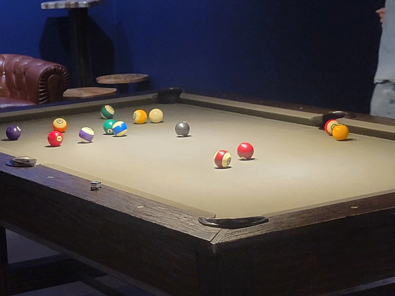 Foundry Social pool hall exterior/interior