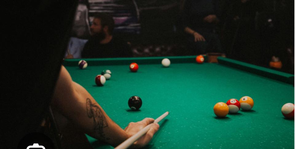 Blinky's pool hall exterior/interior