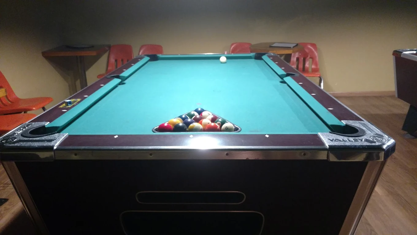 Orange Carpet Lounge pool hall exterior/interior