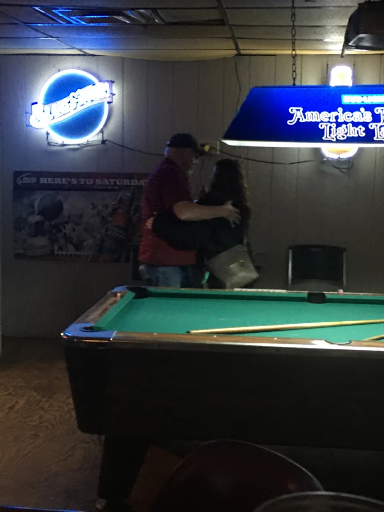 Midway Club pool hall exterior/interior