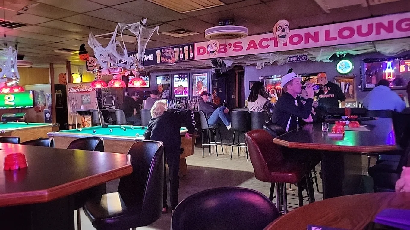 Deb's Action Lounge pool hall exterior/interior