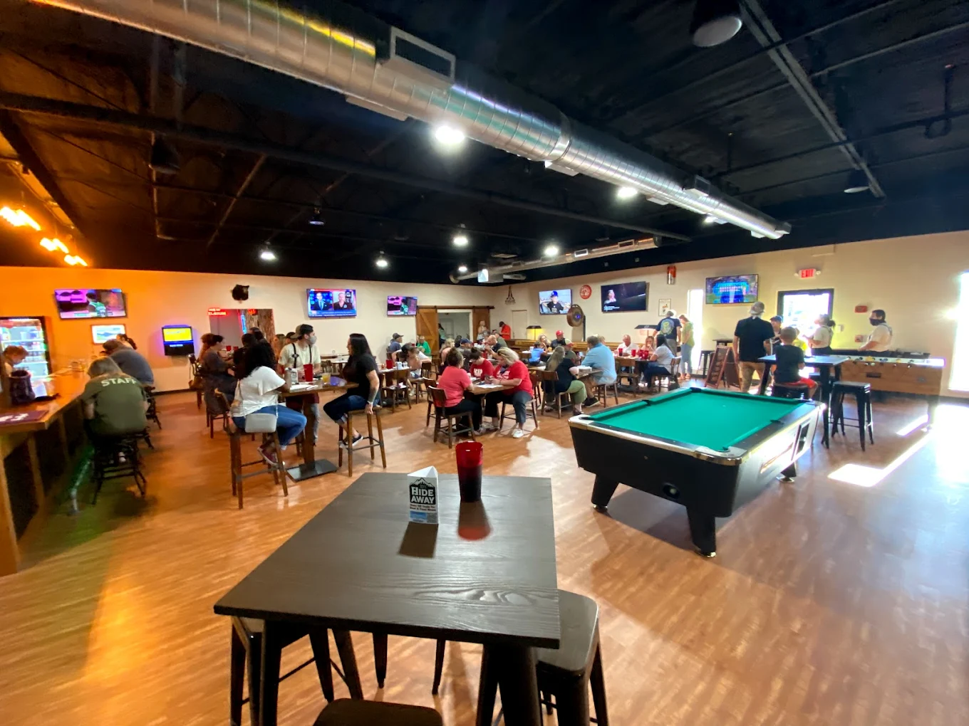 JD's Hideaway Bar & Grill pool hall exterior/interior