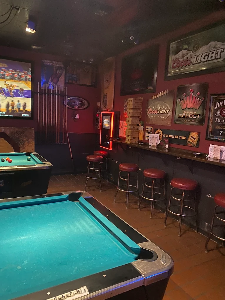 Last Call pool hall exterior/interior