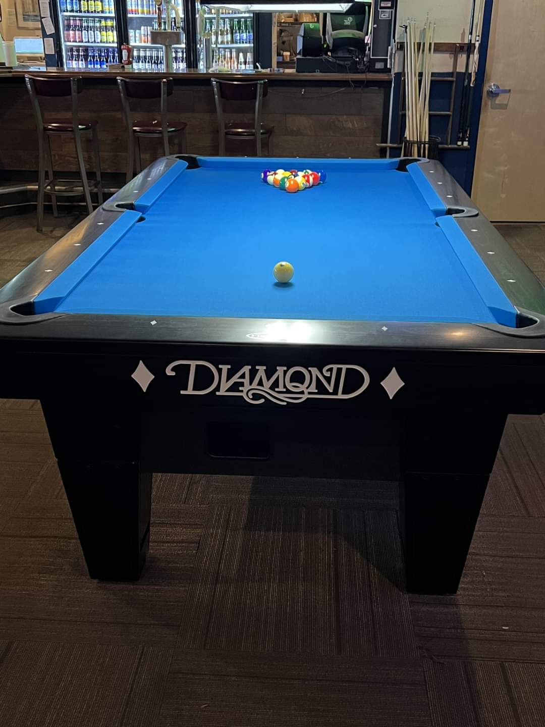 Roadhouse Billiards & Brew pool hall exterior/interior