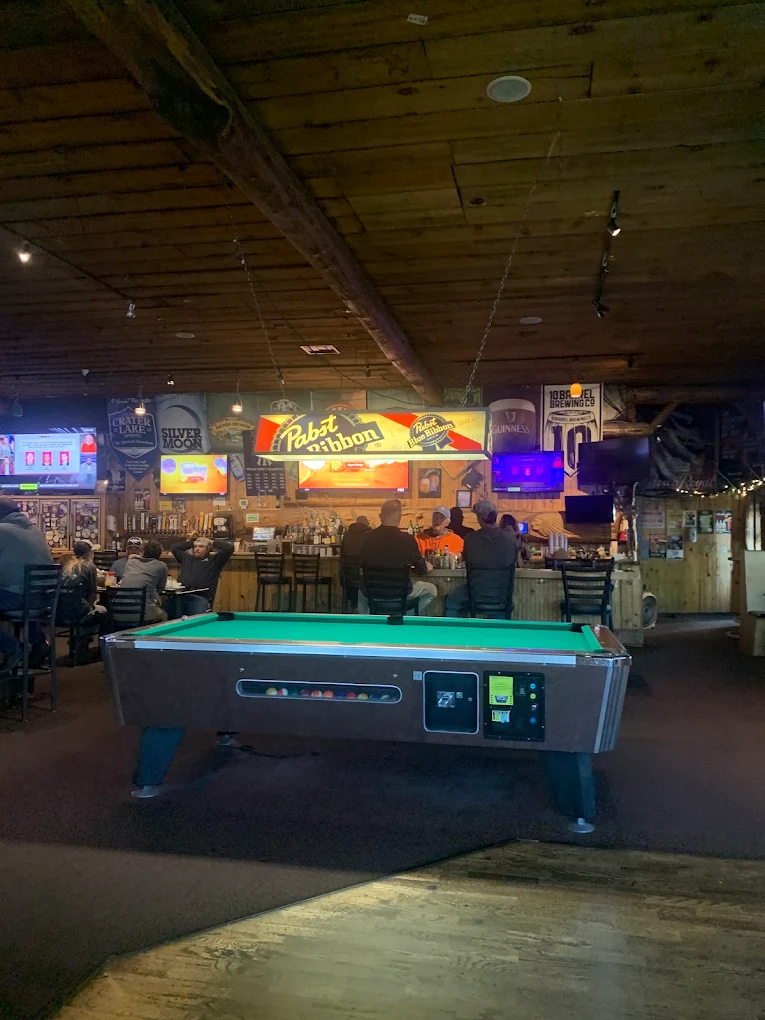 Timbers East pool hall exterior/interior