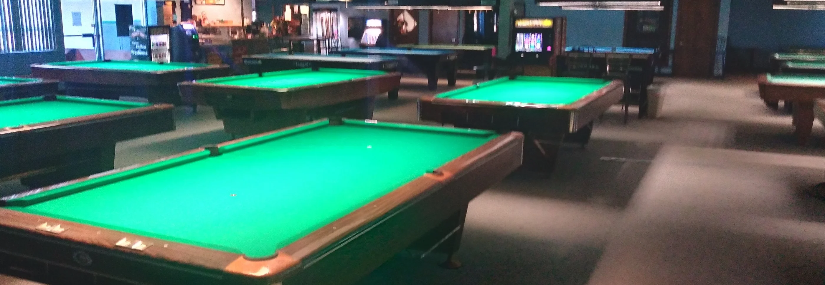 Club Med Billiards pool hall exterior/interior