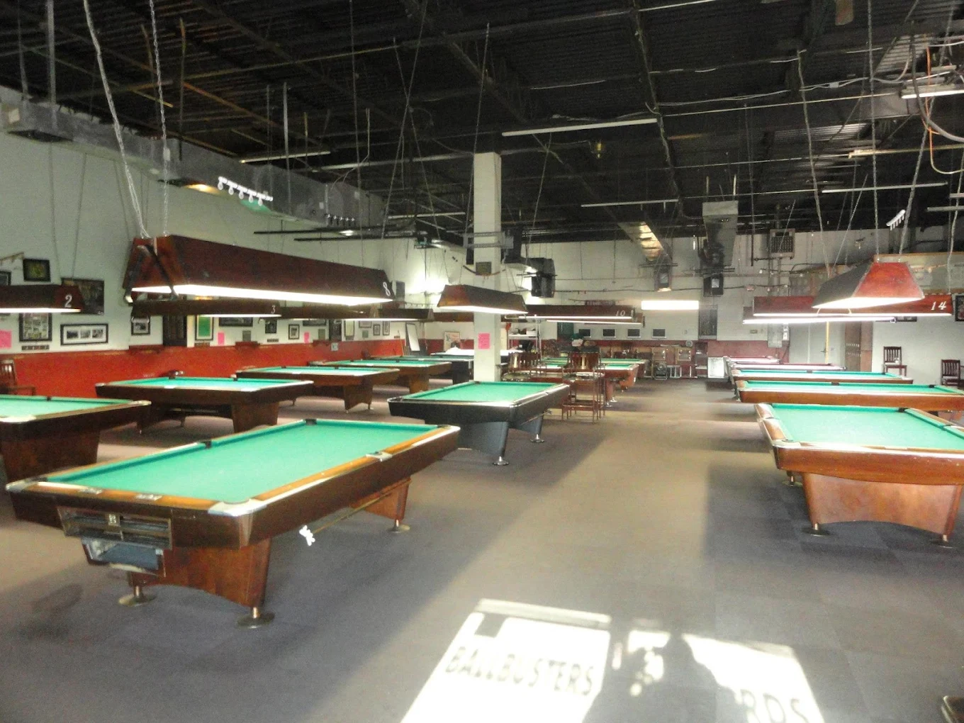 Ball Busters Billiards pool hall exterior/interior
