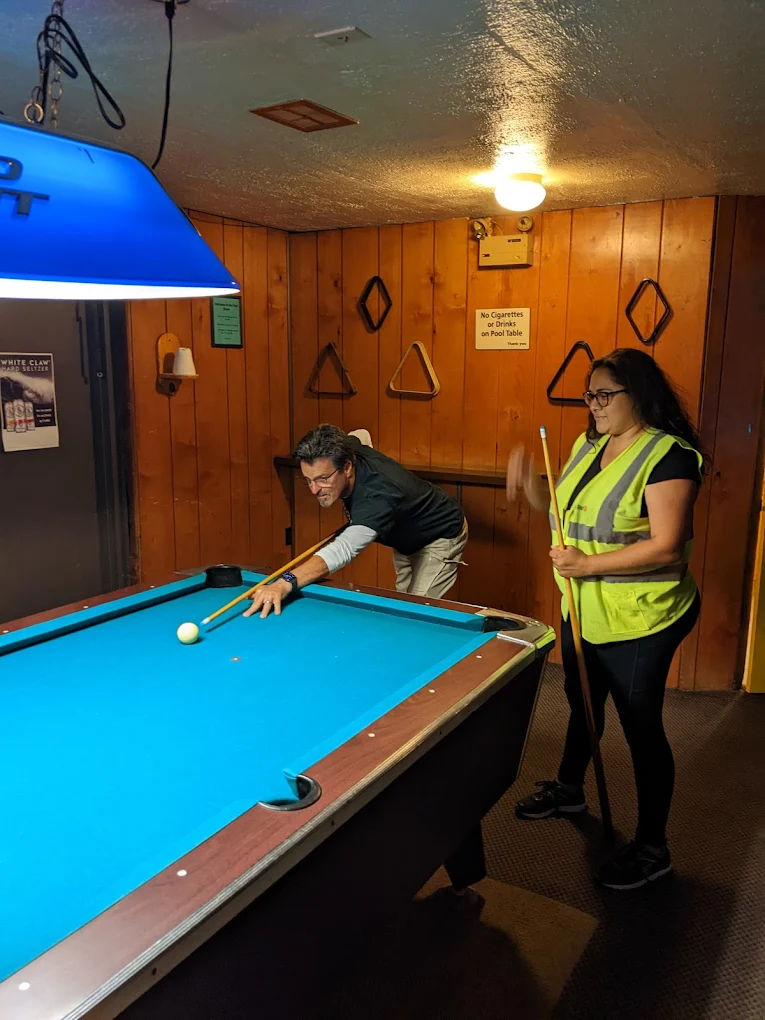Fawn Tavern pool hall exterior/interior