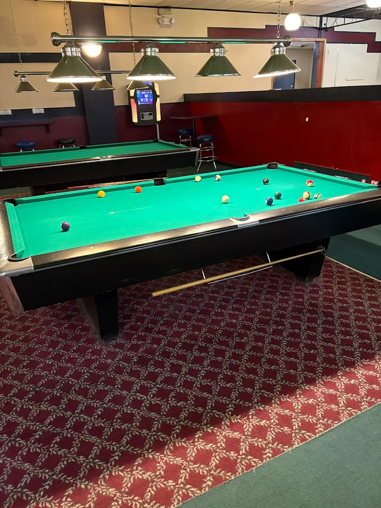 Legion Bowl & Billiards pool hall exterior/interior