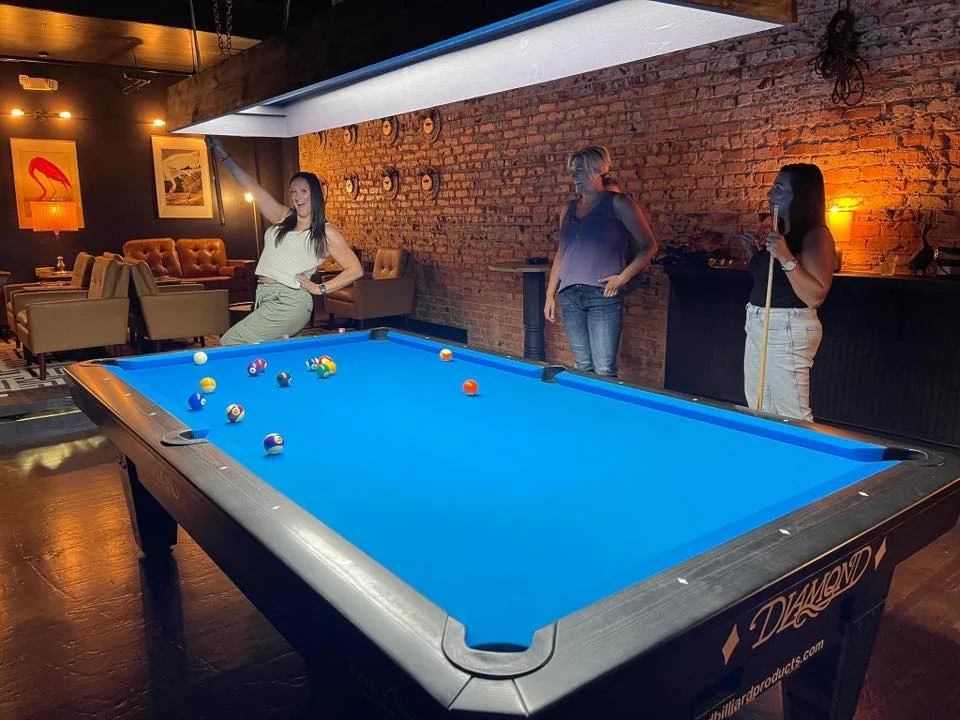 Wheel Fowl Cigar Bar pool hall exterior/interior