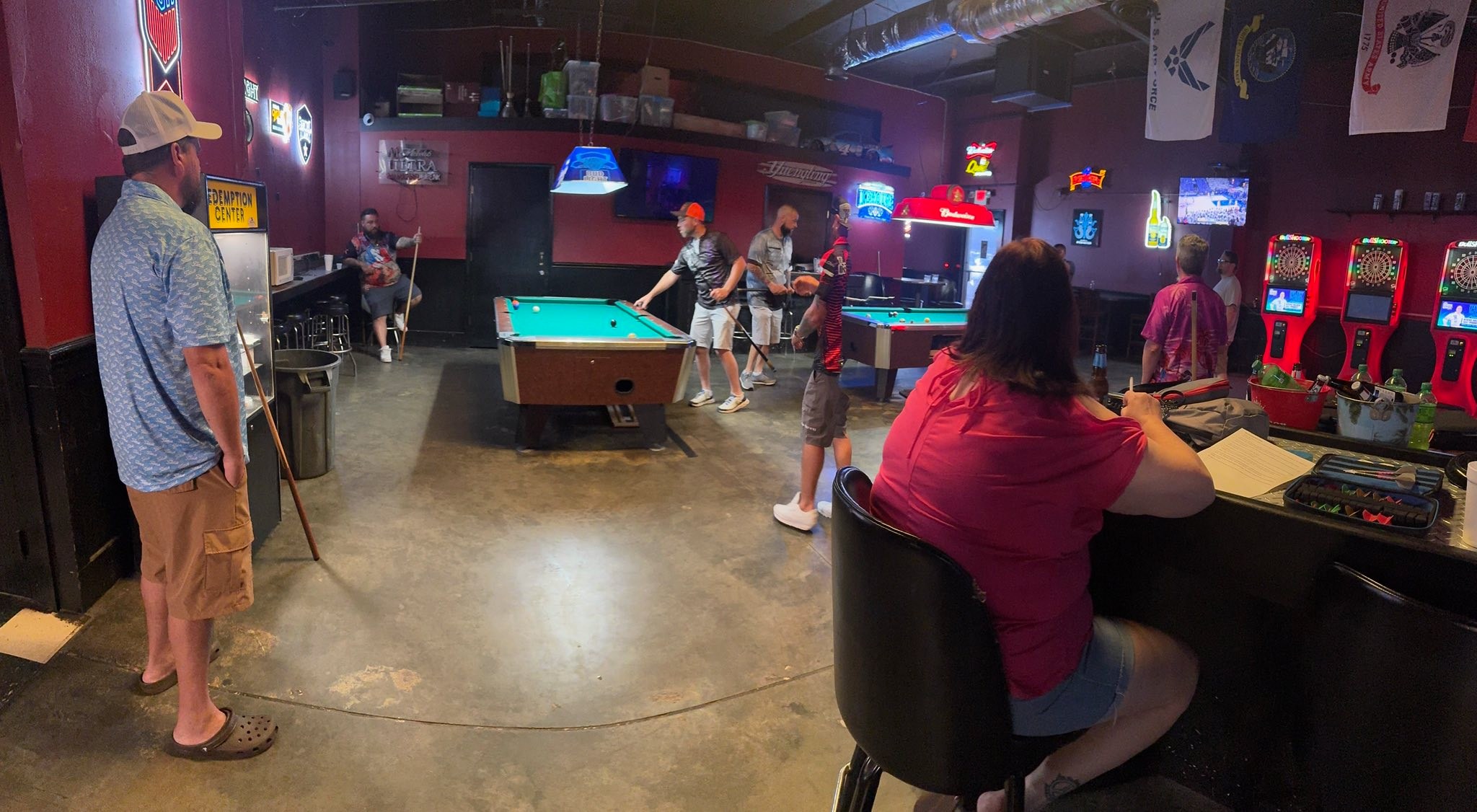 Savannah Break pool hall exterior/interior