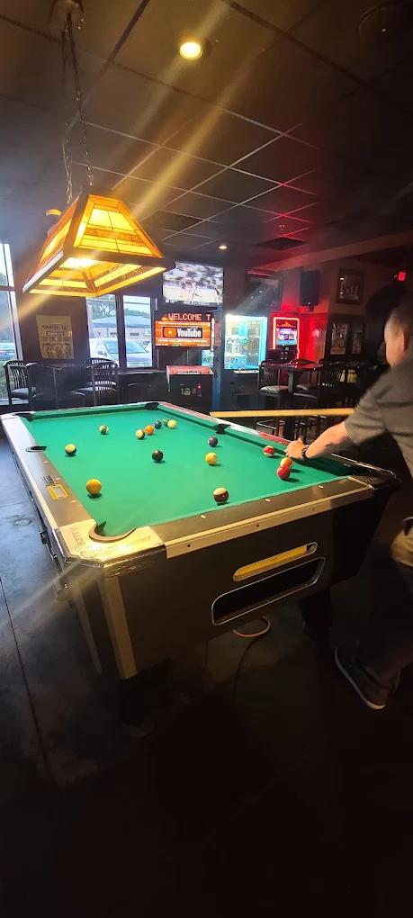 The 18th Amendment pool hall exterior/interior