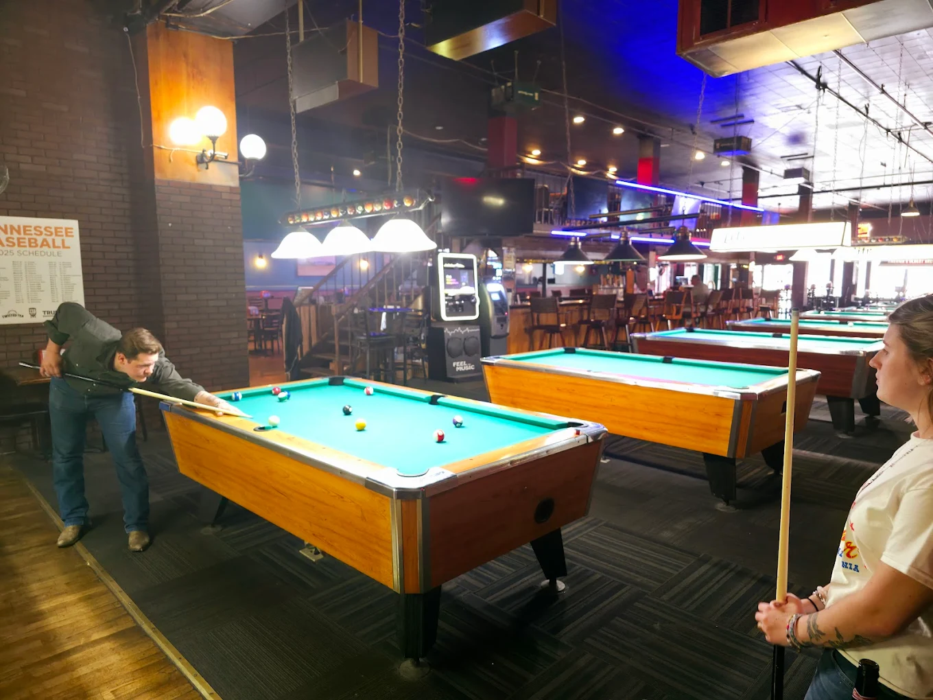 Numan's Cafe & Sports Bar pool hall exterior/interior