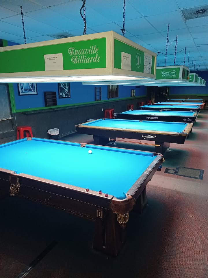 Knoxville Billiards Poolhall pool hall exterior/interior