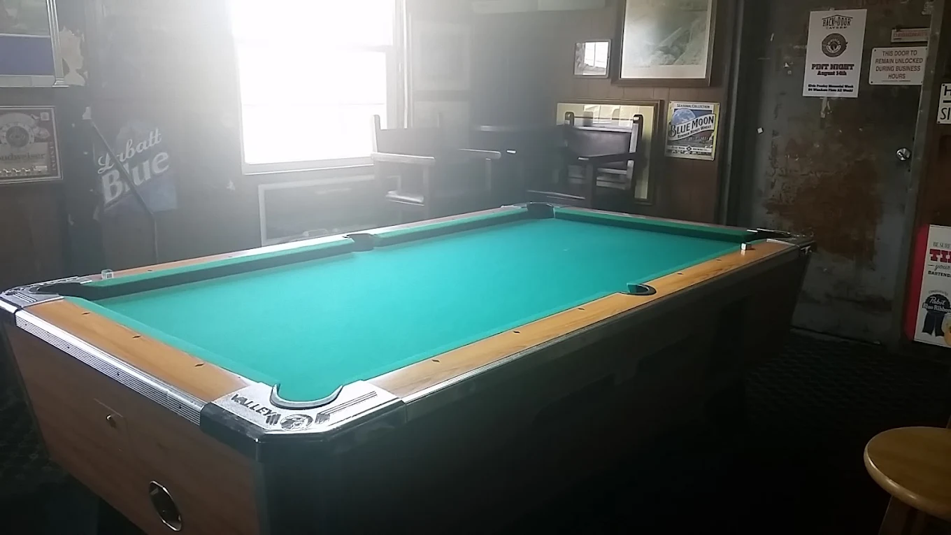 Back Door Tavern pool hall exterior/interior