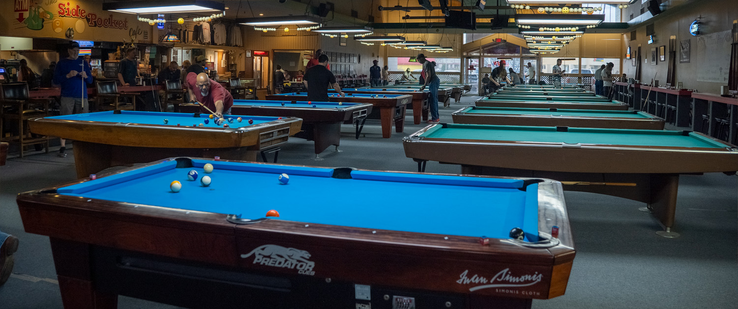 High Pockets pool hall exterior/interior