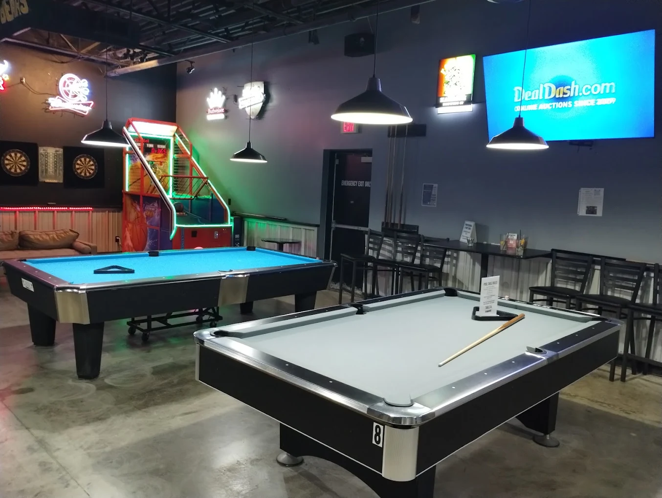 Shooters Billiards & Sports Bar pool hall exterior/interior