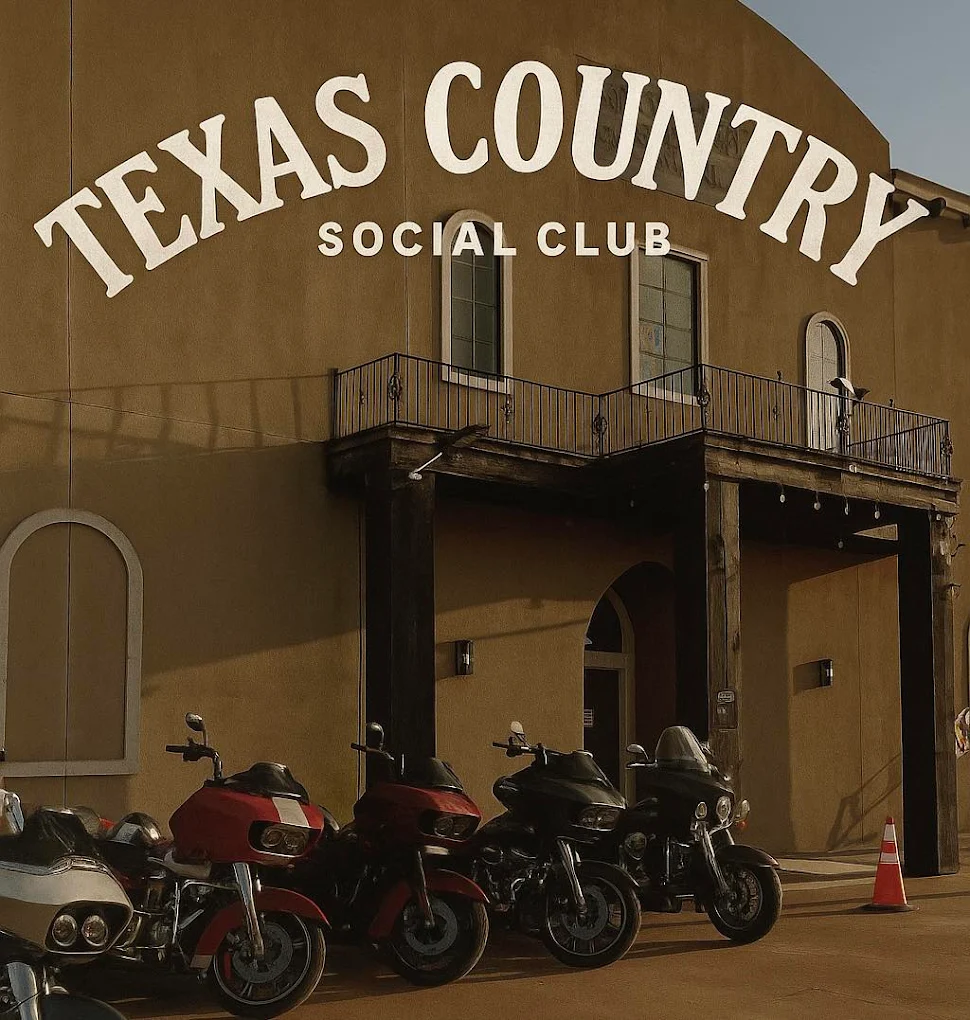 Texas County Social Club pool hall exterior/interior