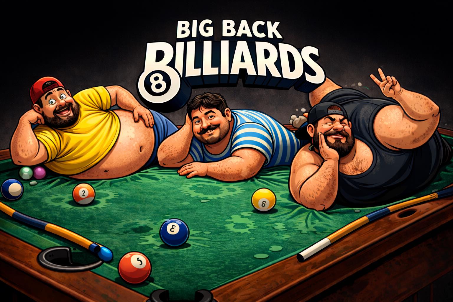 Big Back Billiards pool hall exterior/interior