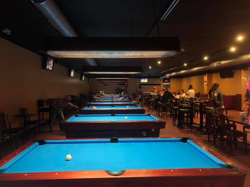 Mikey's Place pool hall exterior/interior