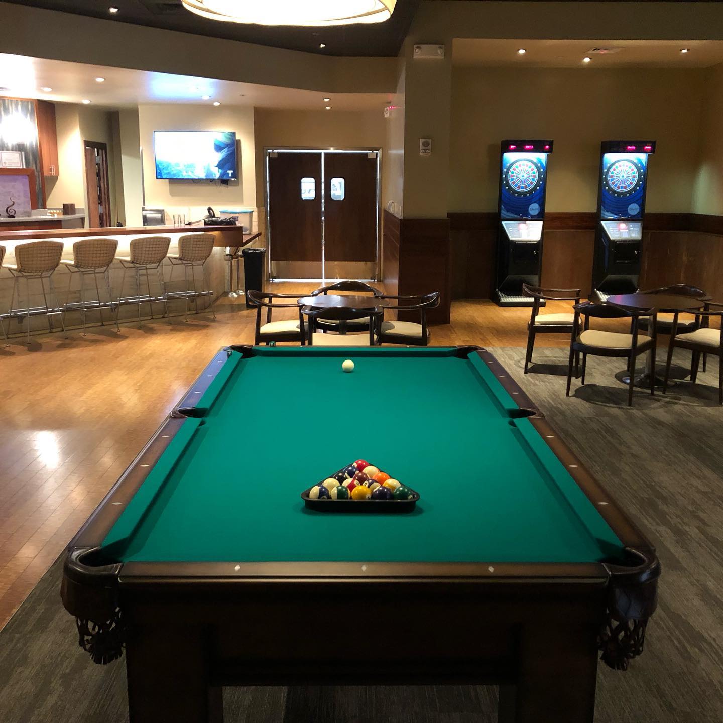 Kobayashi Billiards pool hall exterior/interior
