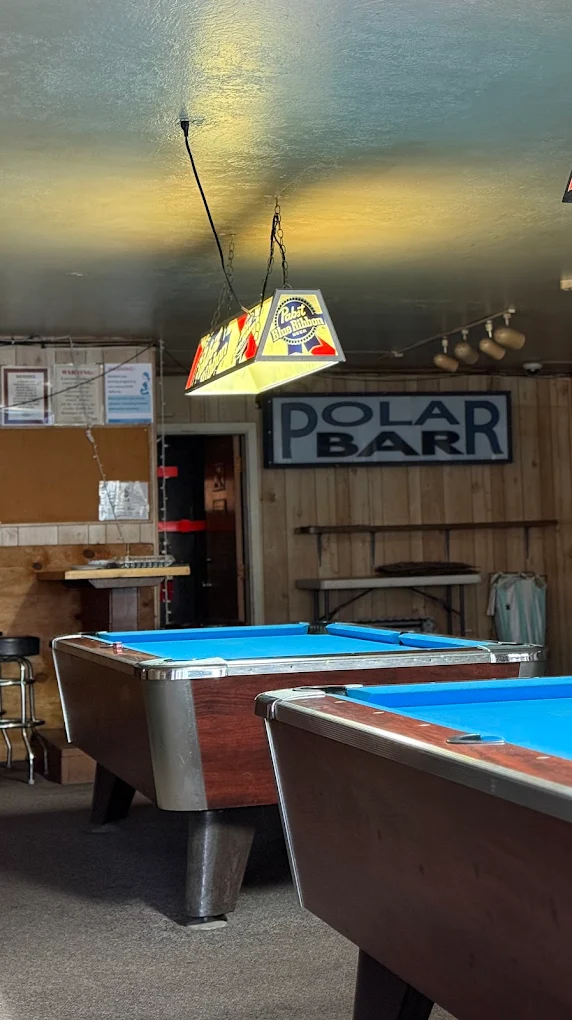 Polar Bar pool hall exterior/interior
