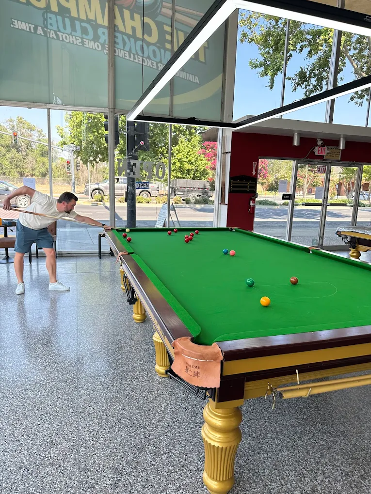 The Champion Snooker Club pool hall exterior/interior