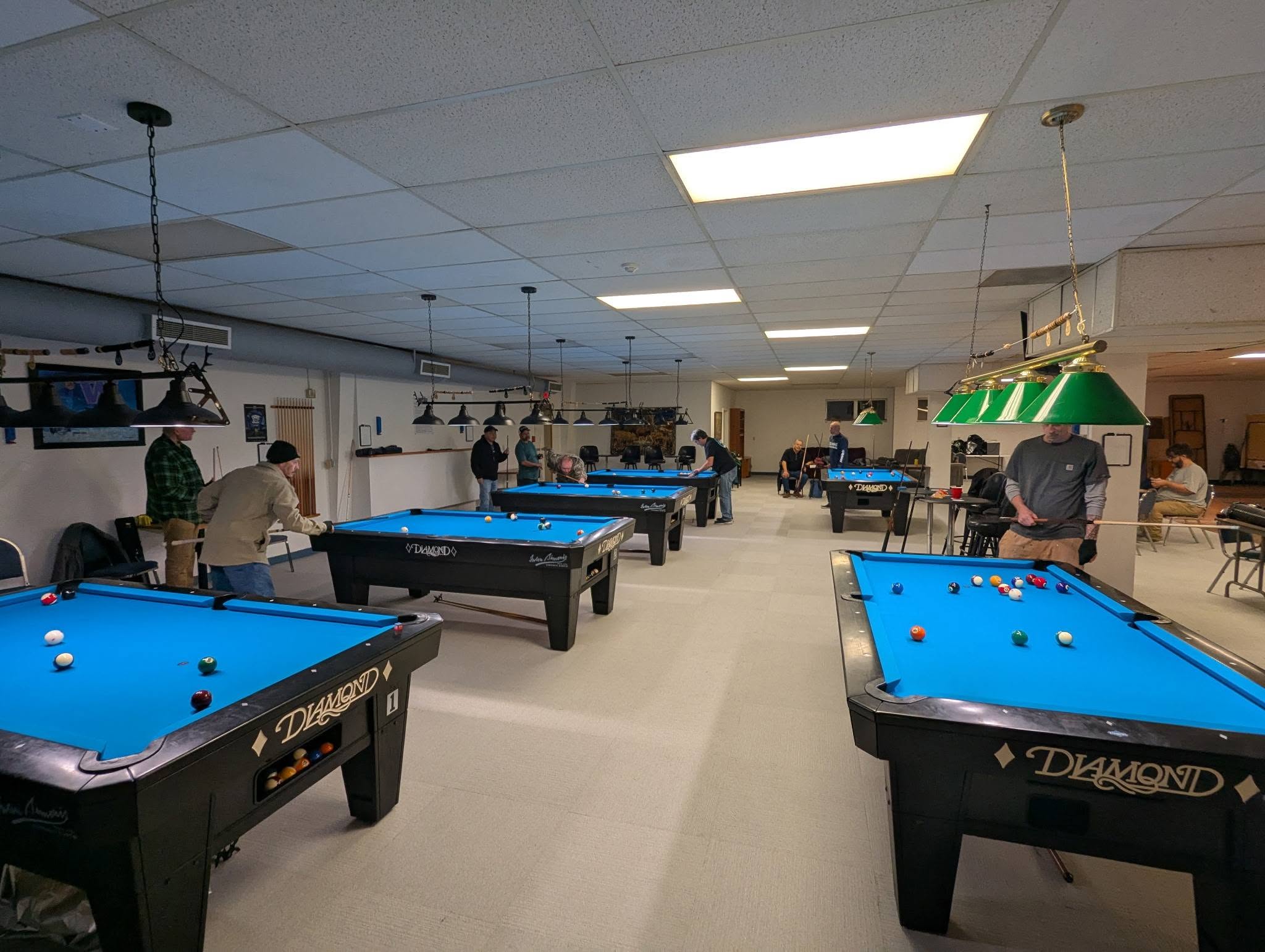 Port Angeles Moose Lodge #996 pool hall exterior/interior