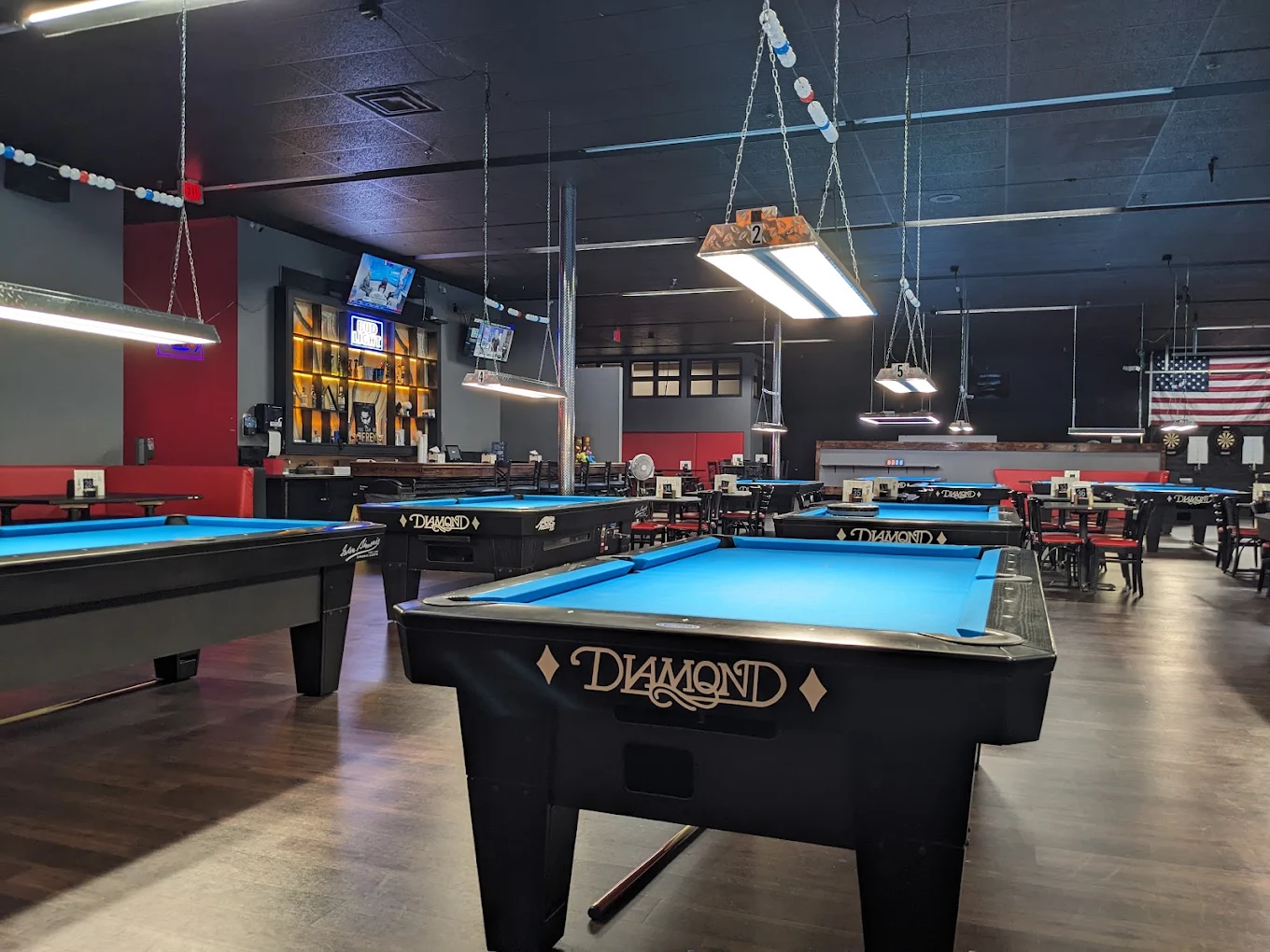 Stix on 36 pool hall exterior/interior