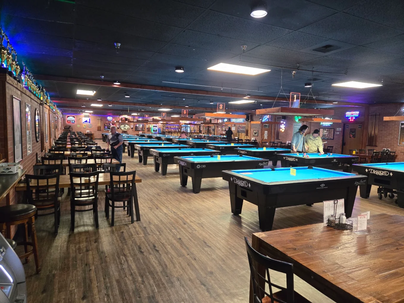 Silver Star Saloon pool hall exterior/interior