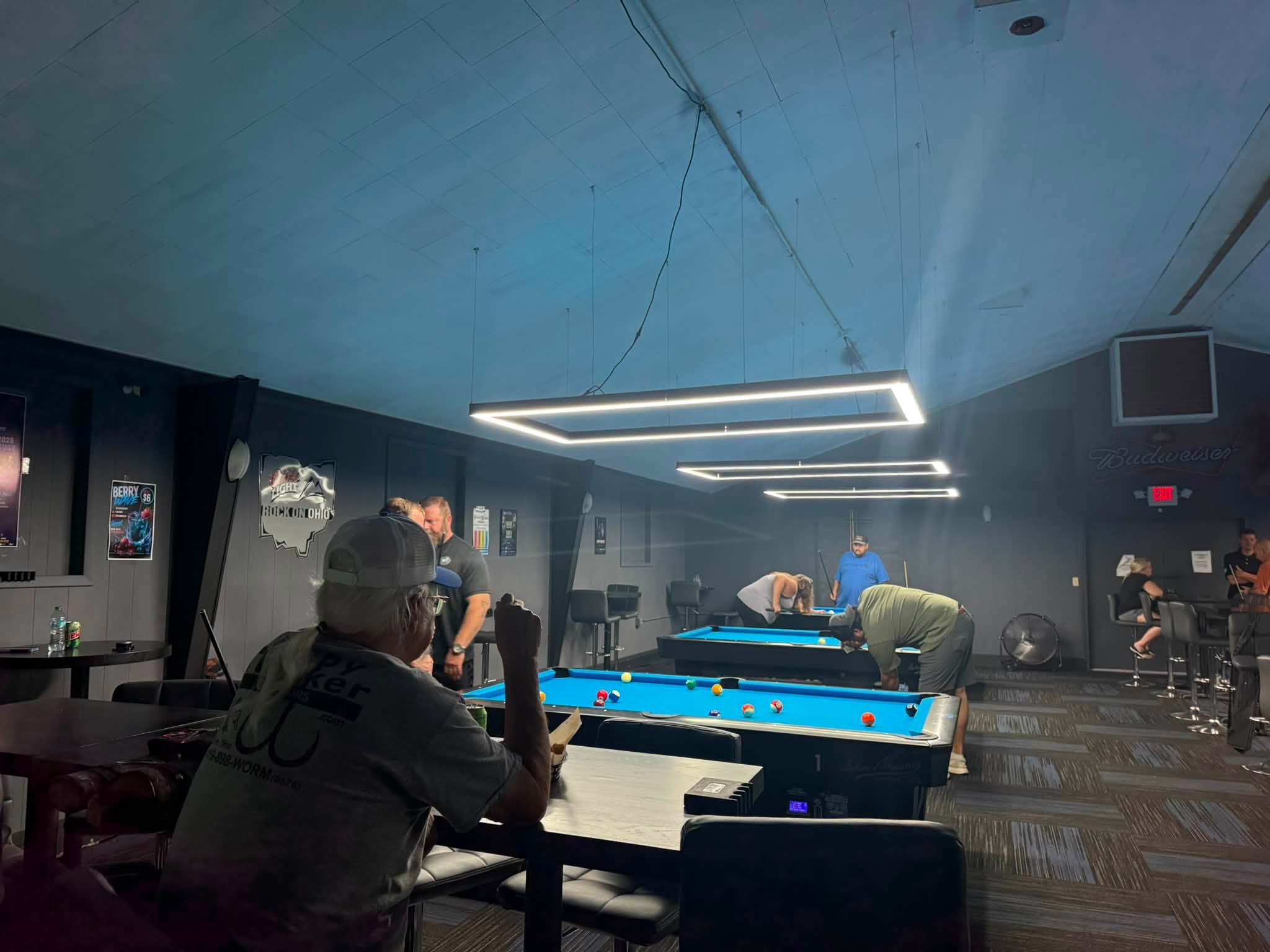 Salty Longhorn's Bar & Grill pool hall exterior/interior