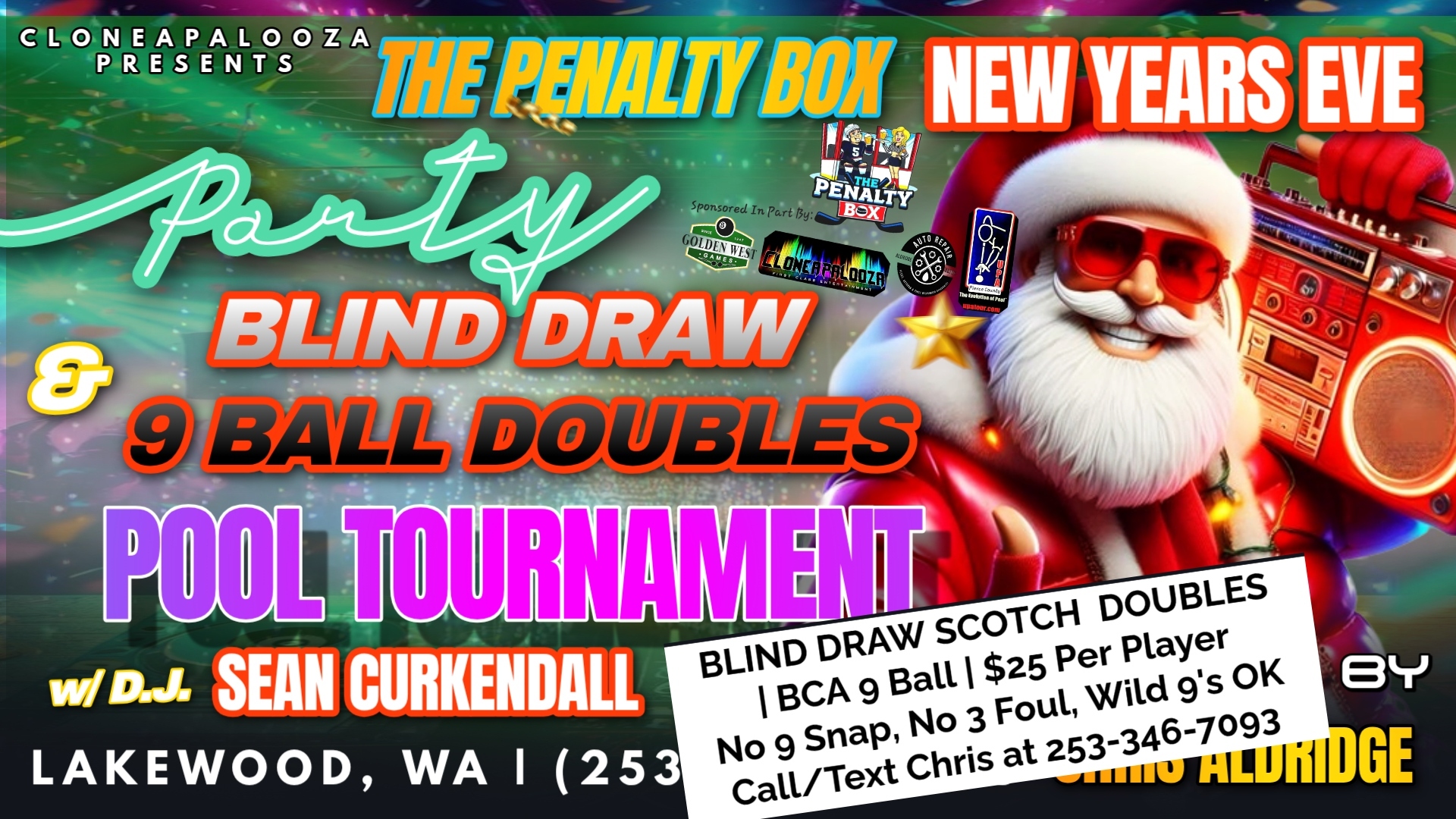 Tournament flyer / rules image